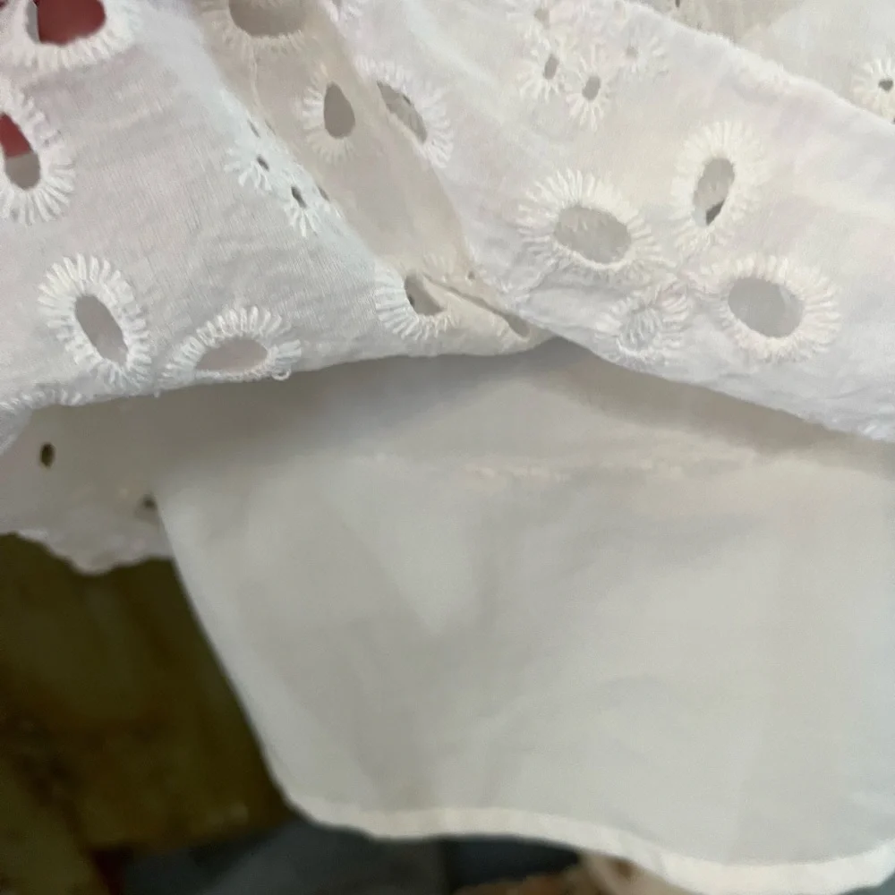White cotton eyelet dress M - Picture 5 of 8